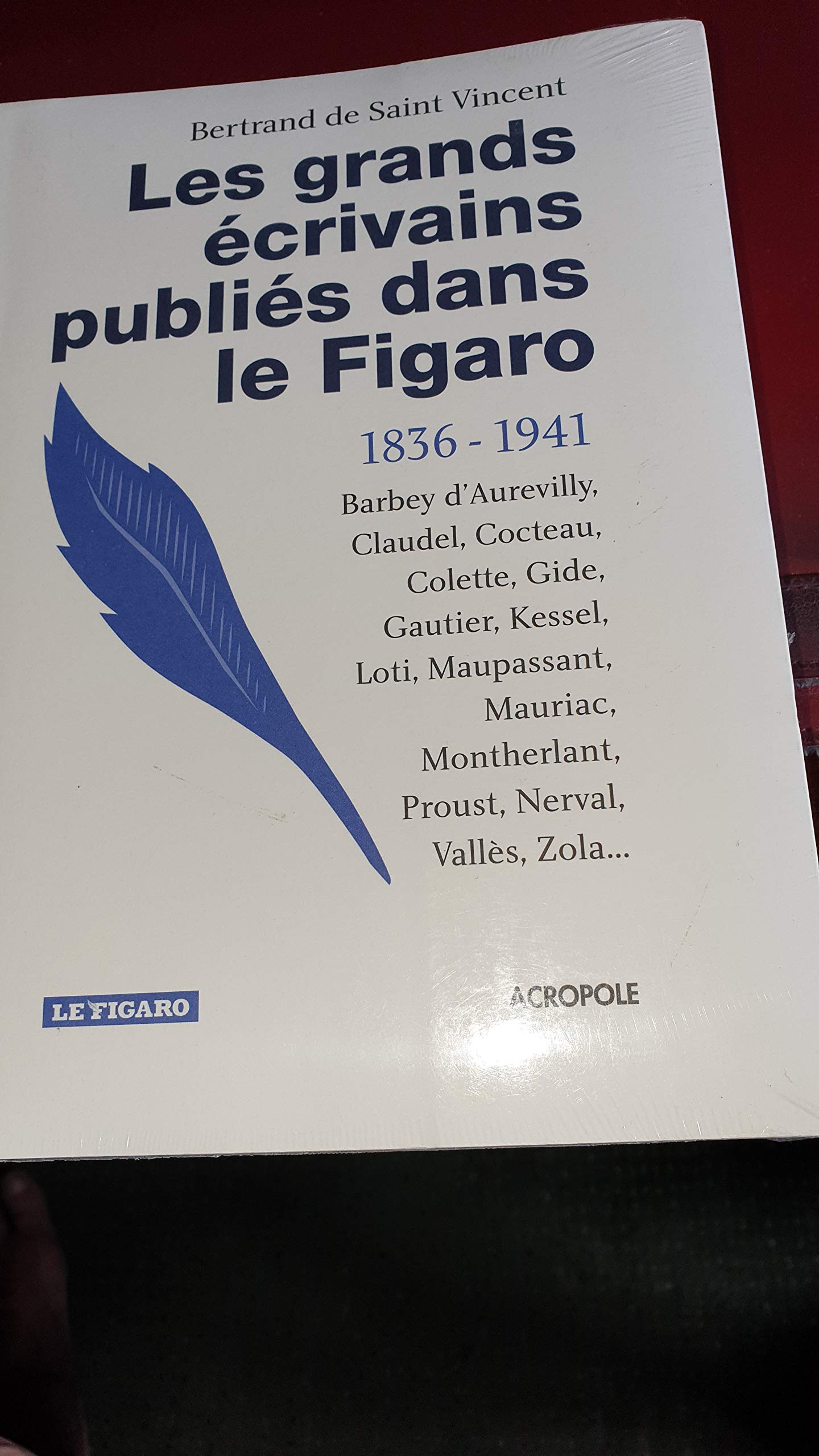 Les grands écrivains publiés dans Le Figaro book