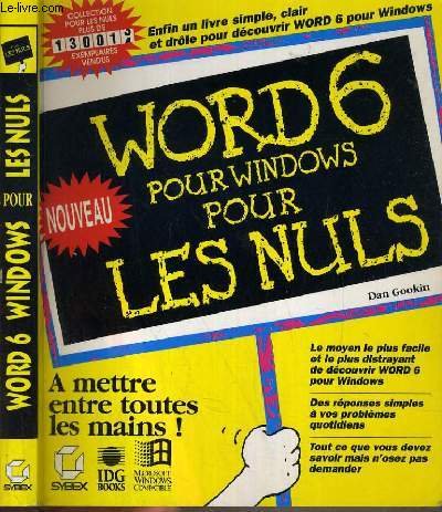 Product Image: Word 6 Windows pour les nuls