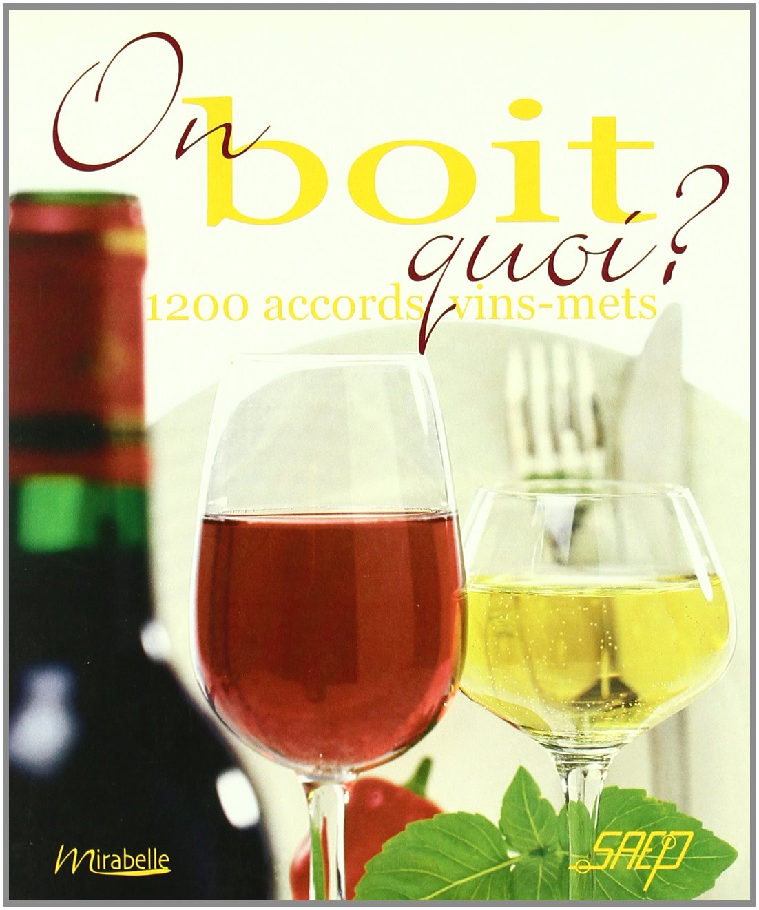 On boit quoi ? - 1200 accords vins-mets book