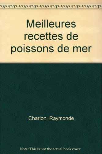 Meilleures recettes de poissons de mer book