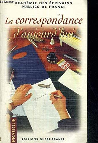 La correspondance aujourd'hui book