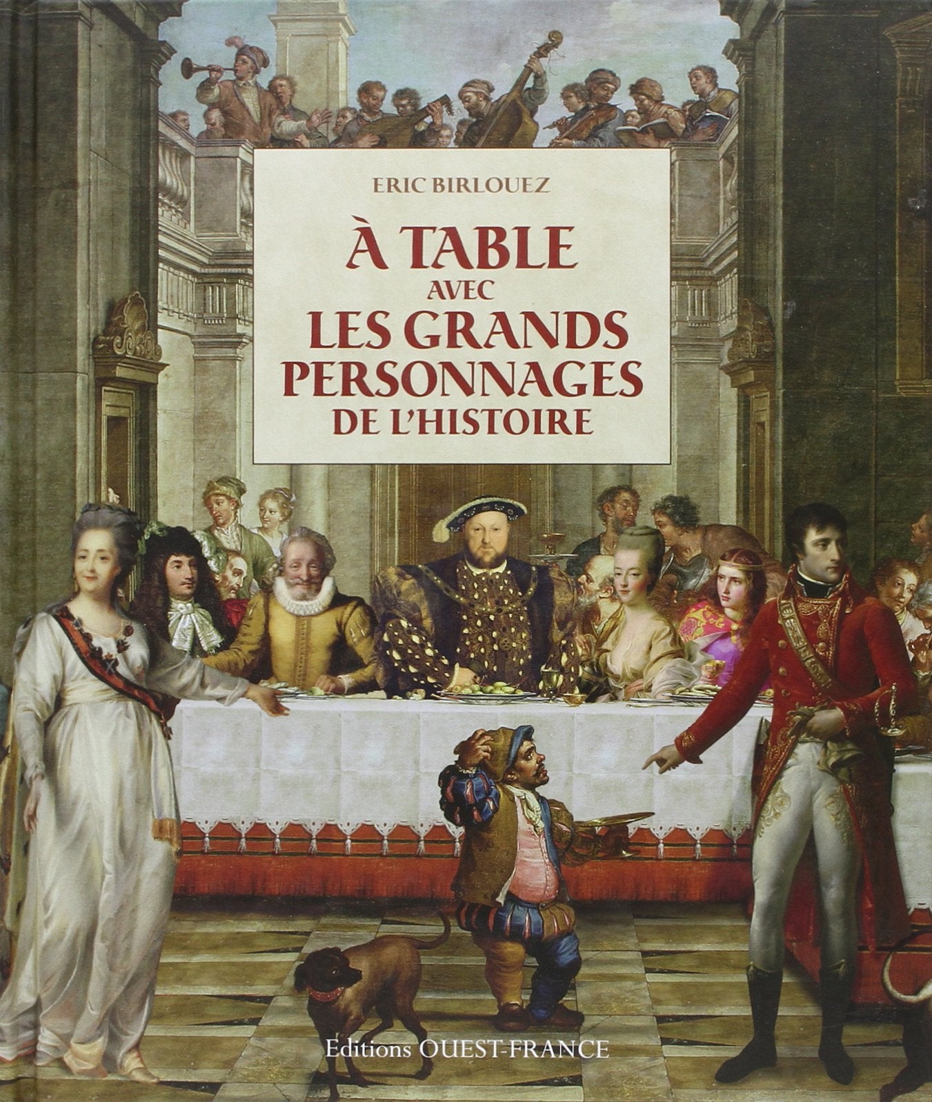 A table avec les grands personnages de l'histoire book