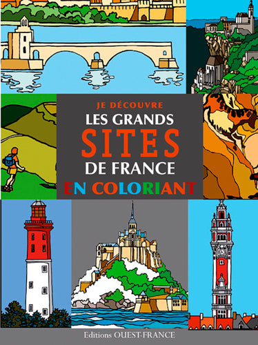 Je découvre les grands sites de France en coloriant Tiptoi & Games