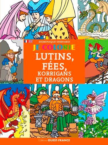 Je colorie les lutins, fées, korrigans et dragons Tiptoi & Games
