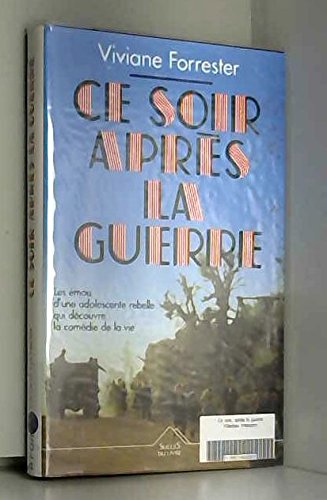 Ce soir, après la guerre book
