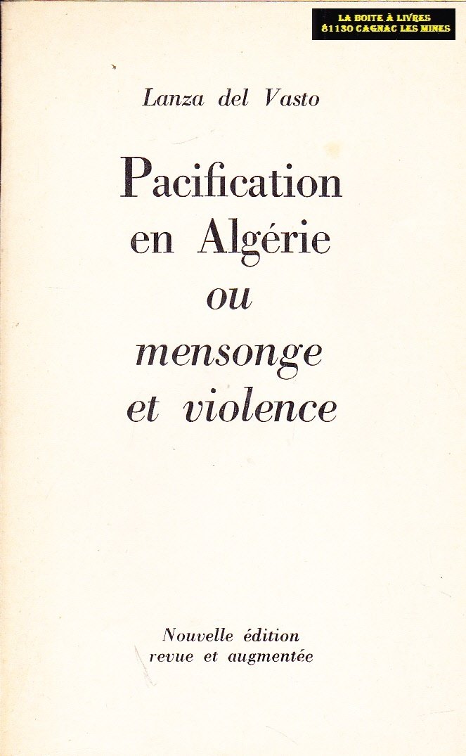 Product Image: Pacification en Algérie ou Mensonge et violence