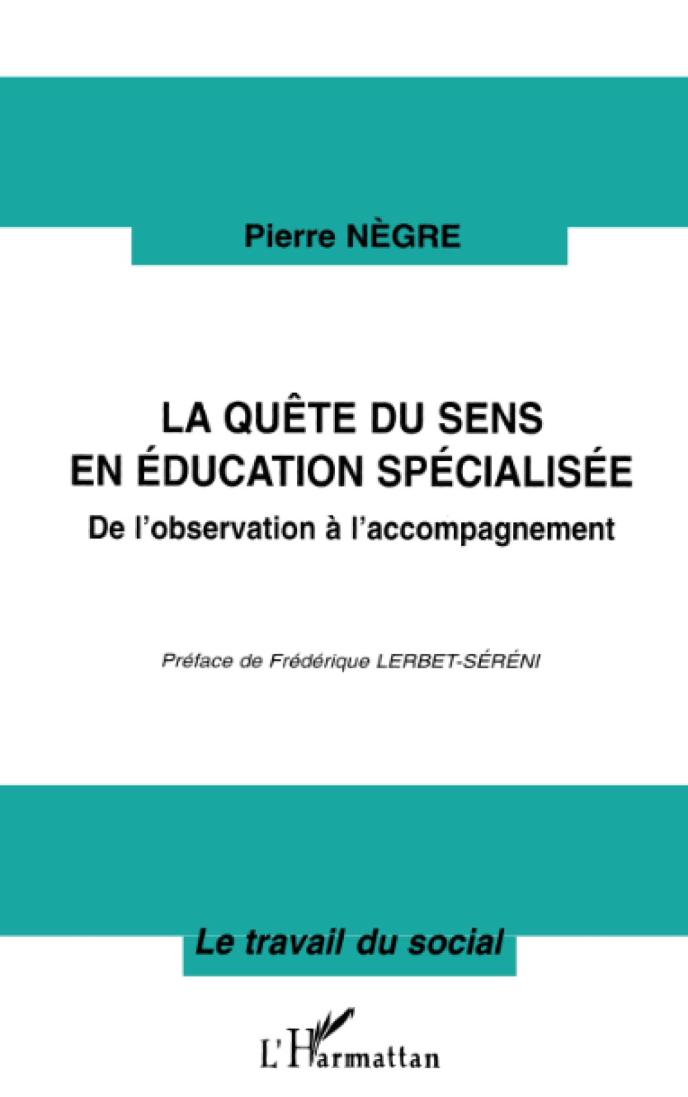 LA QUETE DU SENS EN EDUCATION SPECIALISEE: De l'observation à l'accompagnement Social Sciences