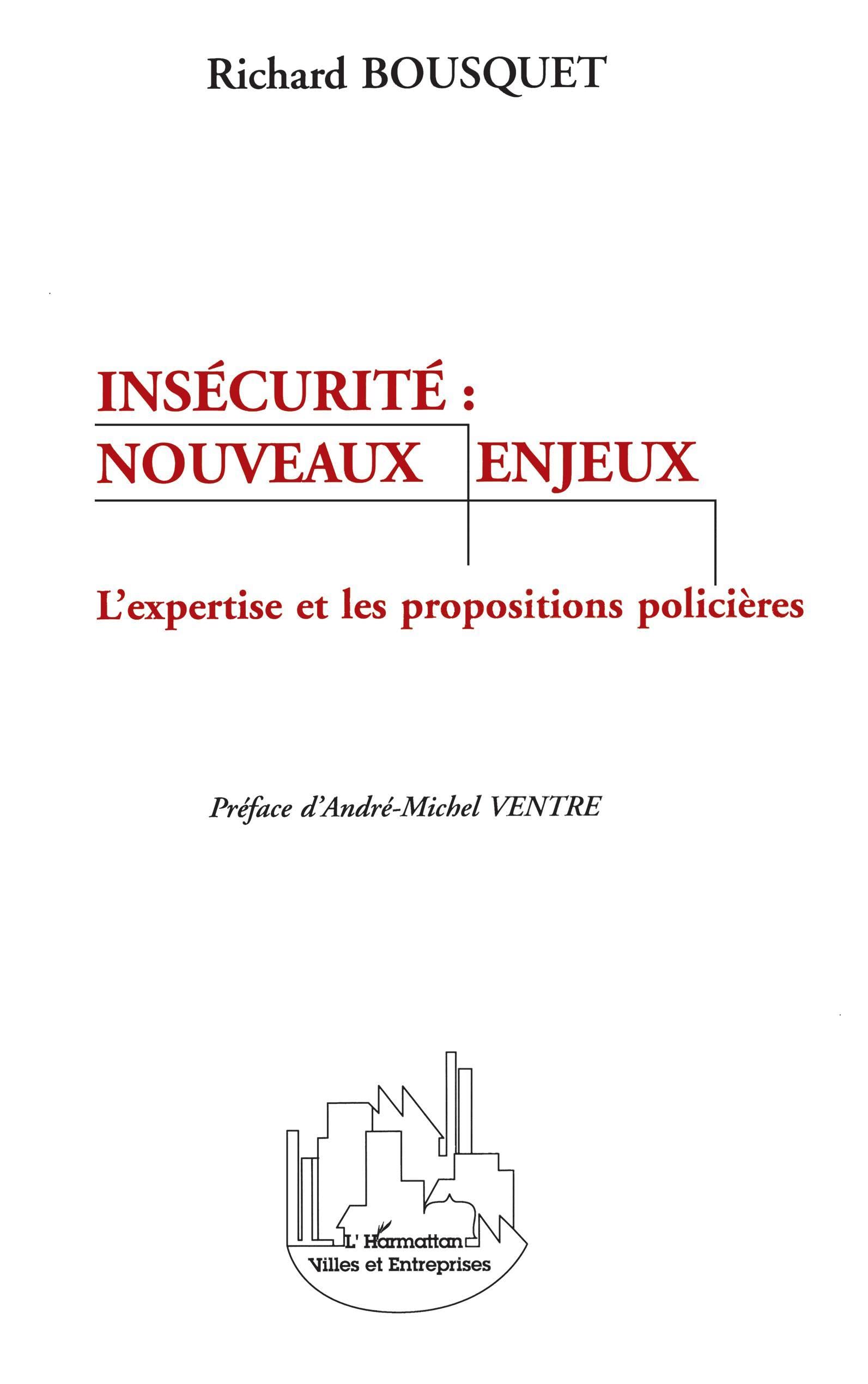 Insécurité nouveaux enjeux book