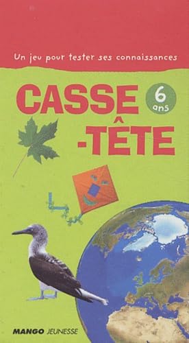 Casse tête, 6 ans (jeux pour tester ses connaissances) book