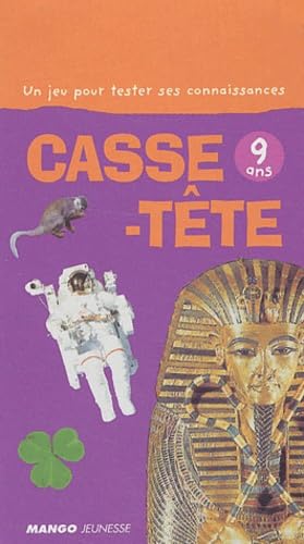 Casse tête, 9 ans (jeux pour tester ses connaissances) book