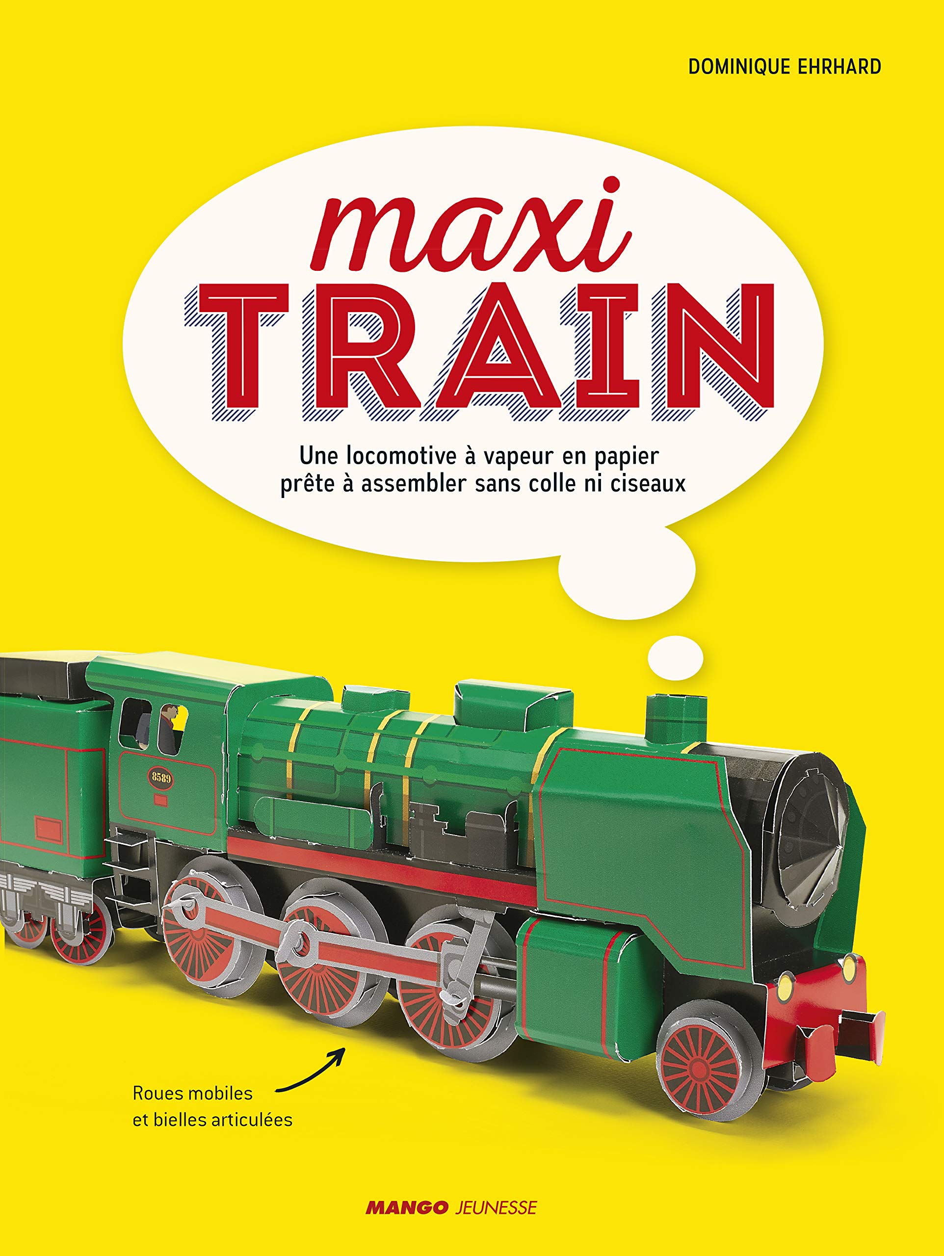 Maxi train: Une locomotive et un tender en papier prêts à assembler Non-fiction