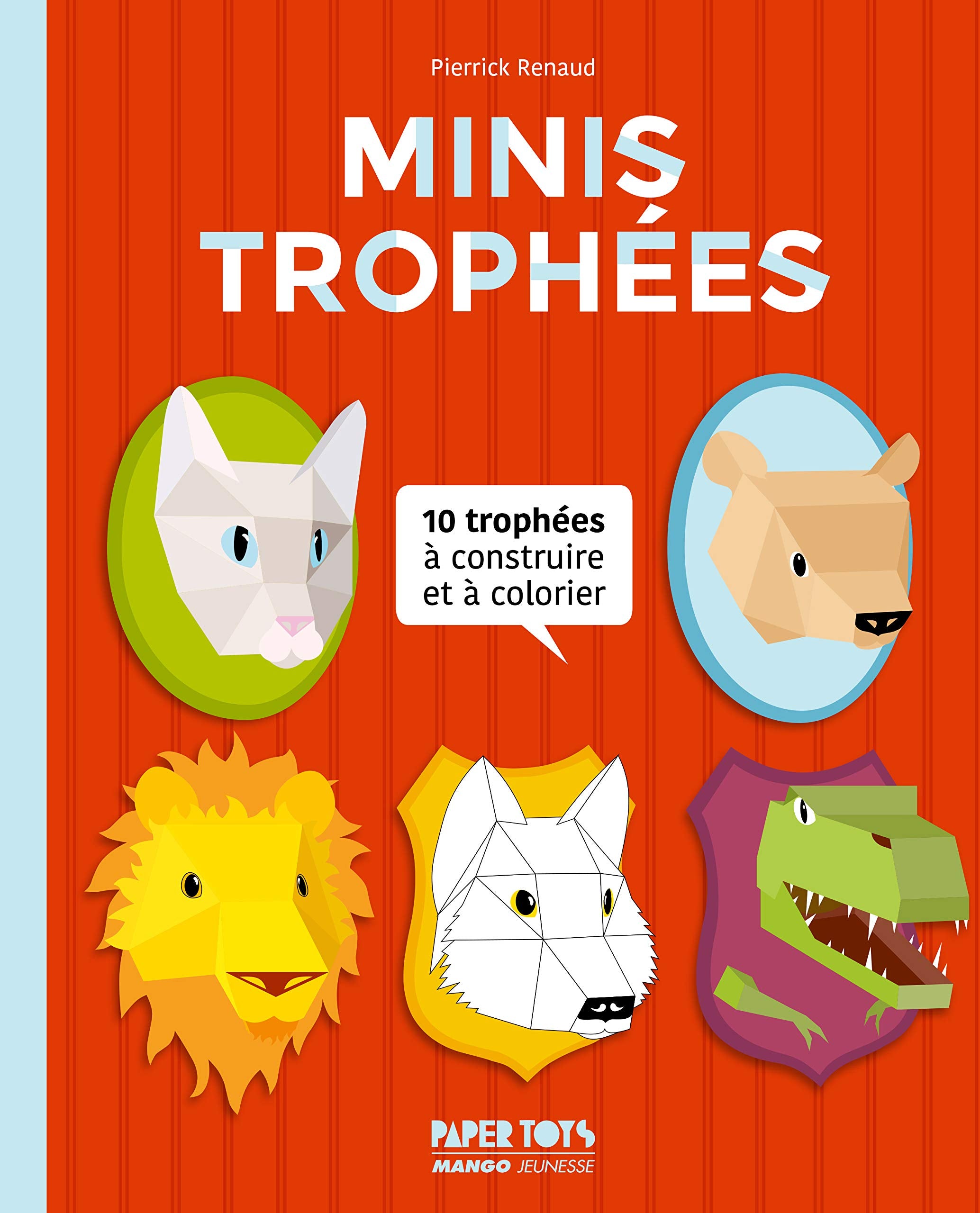 Paper Toys - Minis trophées: 10 modèles à construire et à colorier book