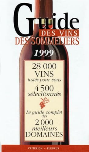Guide des vins des sommeliers 1999 book