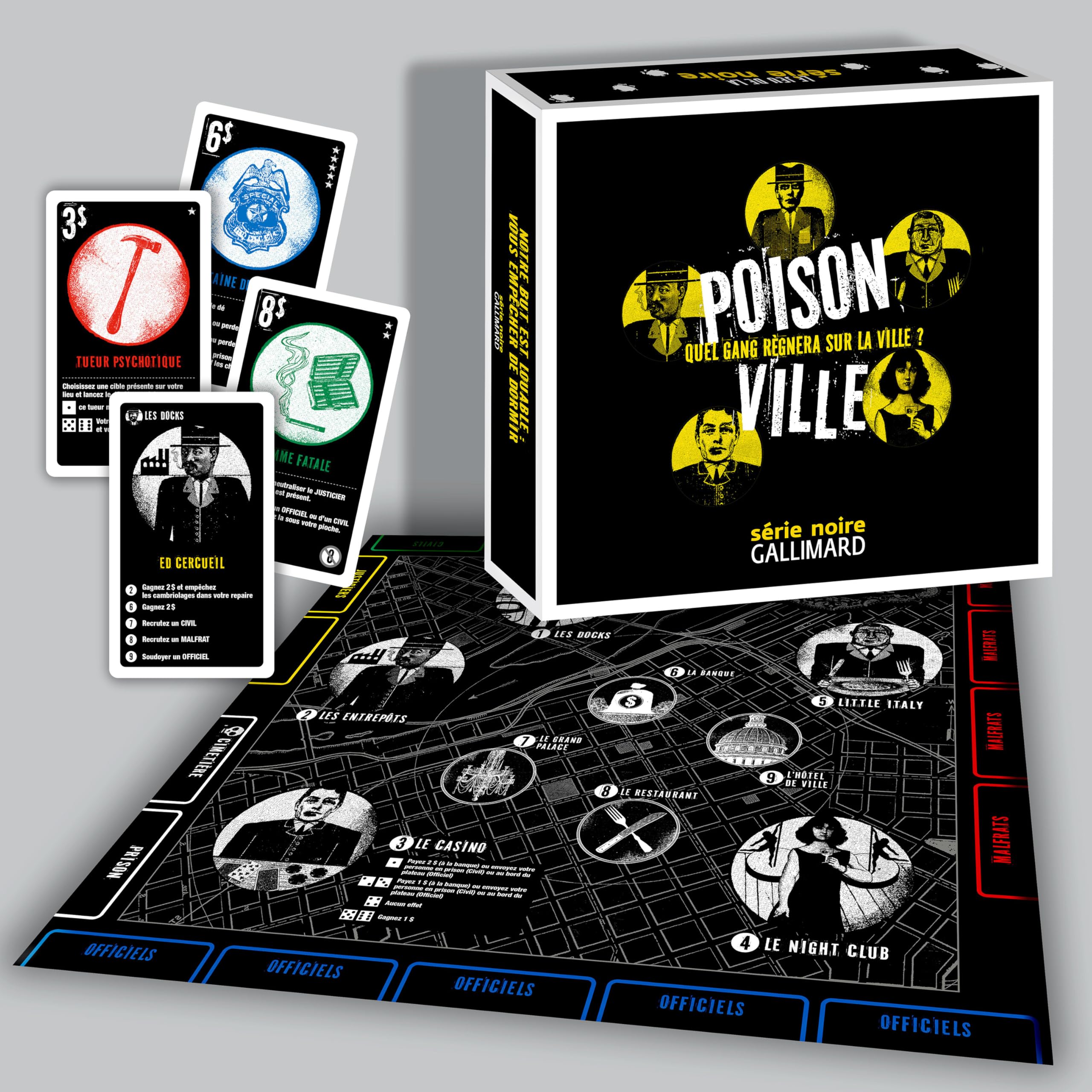 Poison Ville: Le jeu de la Série Noire Books