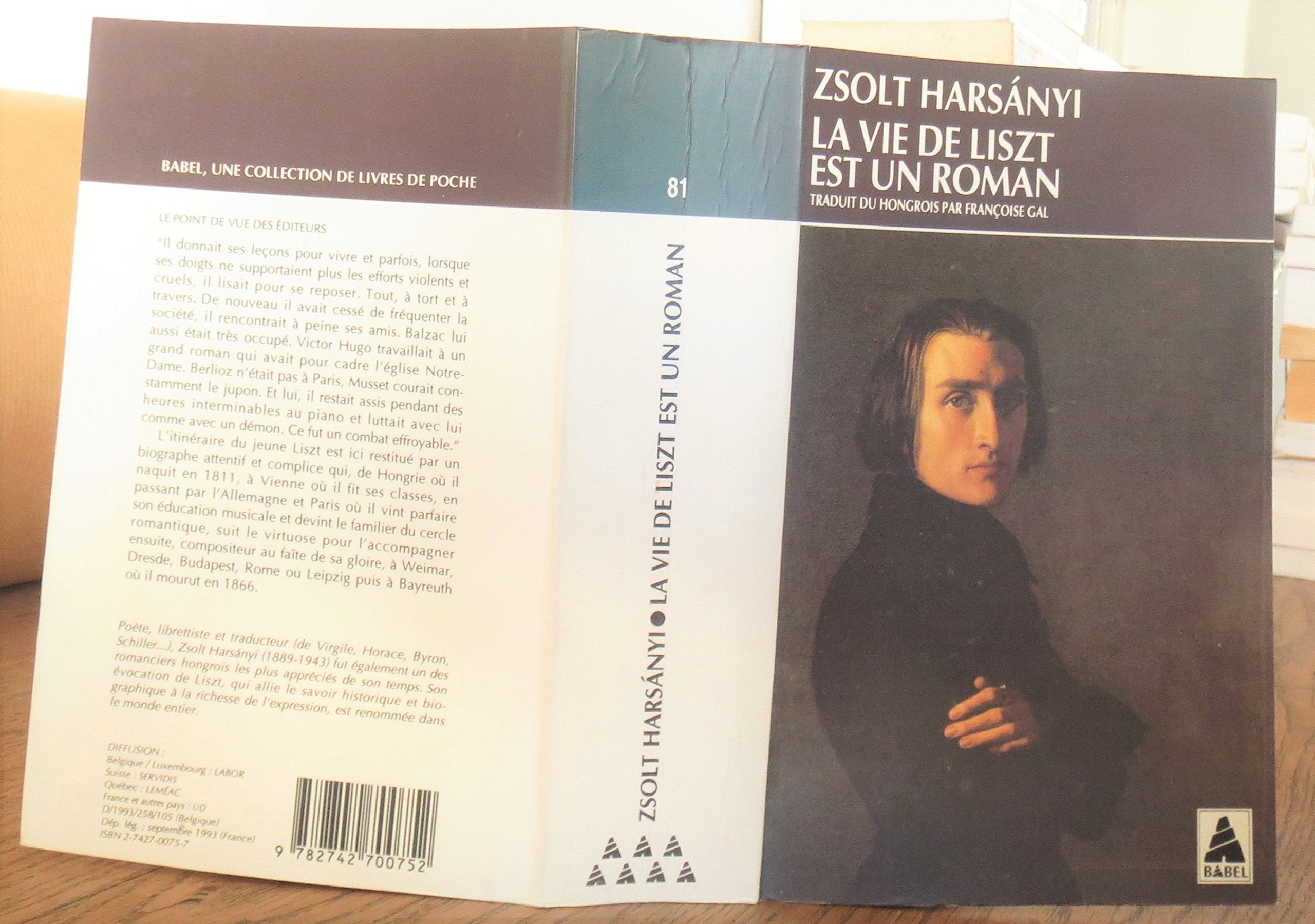 La Vie de Liszt est un roman book