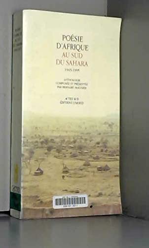 Poésie d'Afrique au sud du Sahara book