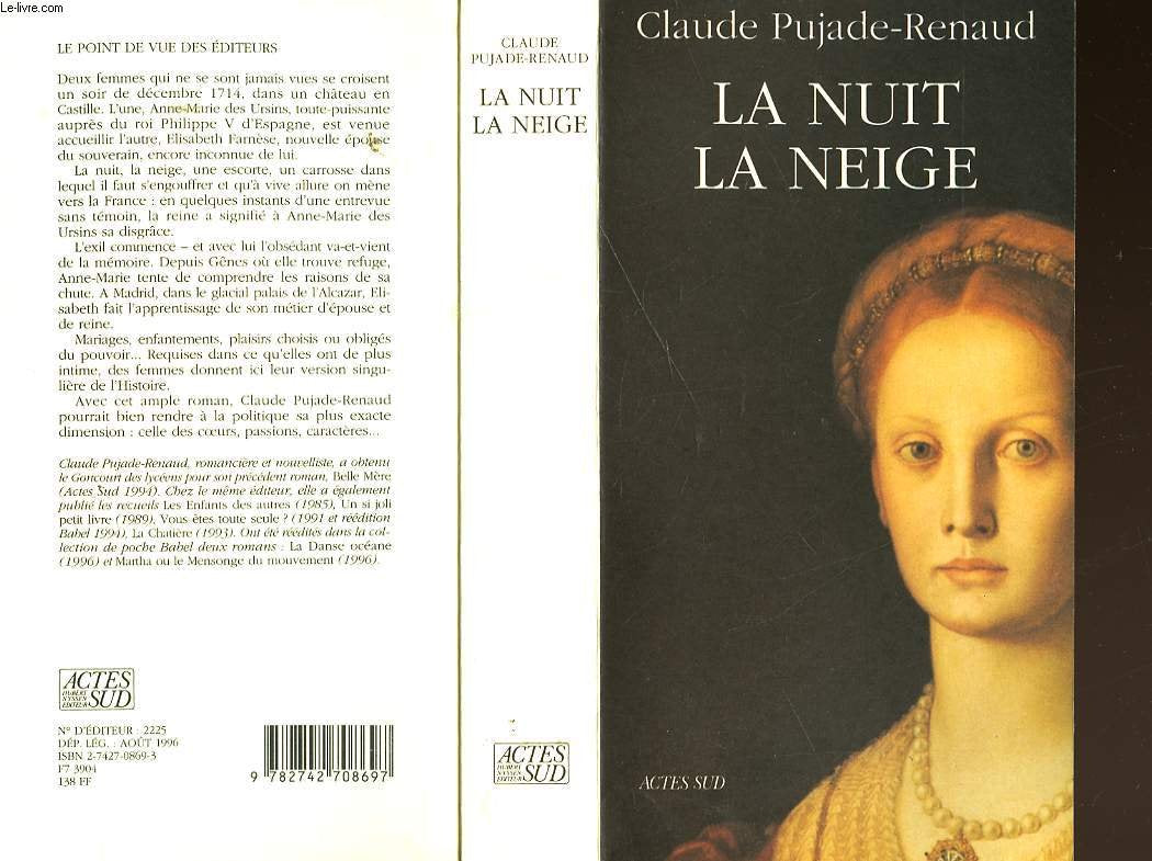 La nuit, la neige: - ROMAN Contemporary literature