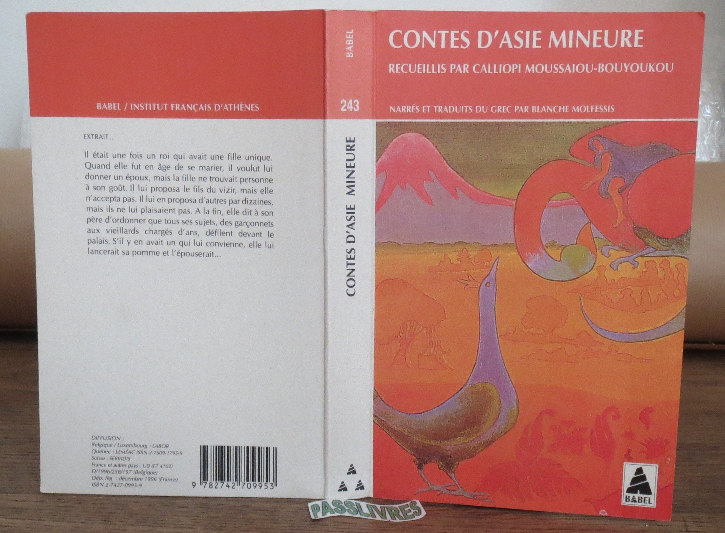 Contes d'asie mineure bab n.243 Books