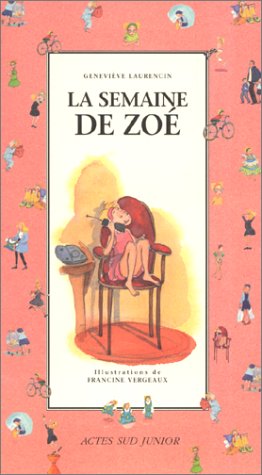 La semaine de Zoé book