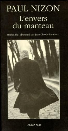 L'Envers du Manteau - Journal d'atelier Books