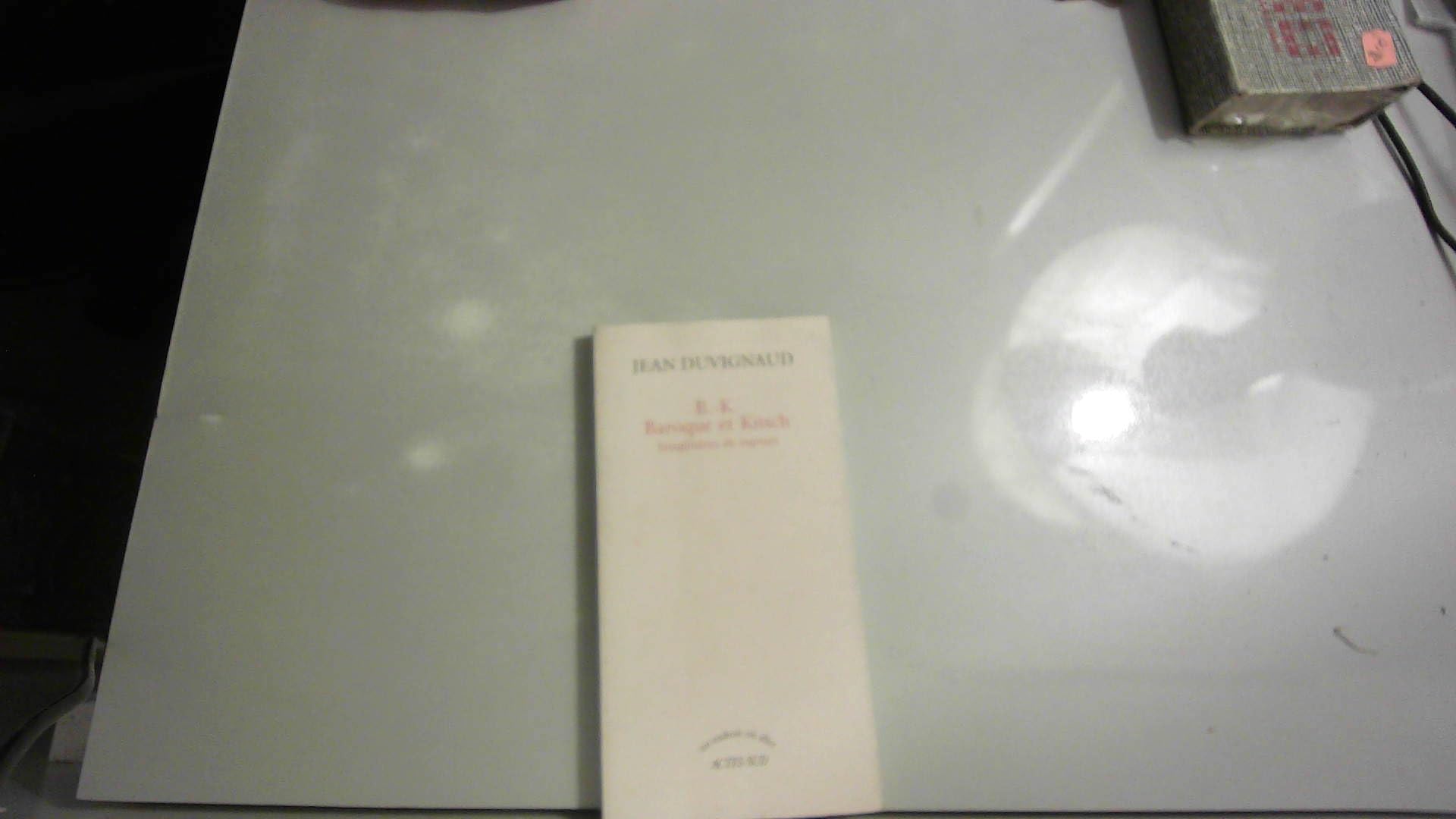 BK, Baroque et Kitsch - Imaginaires de rupture Contemporary literature