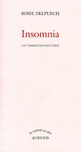 Insomnia - Une traduction nocturne book