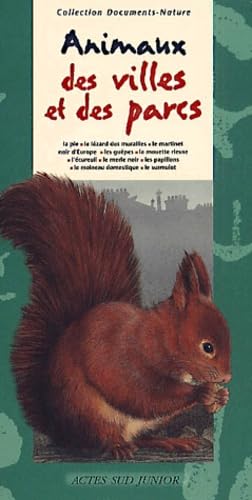 Les animaux des villes et des parcs book