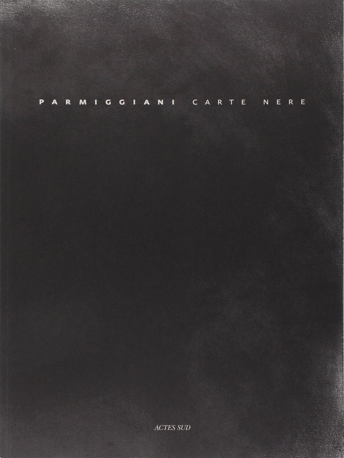 Claudio Parmiggiani, Carte Nere book