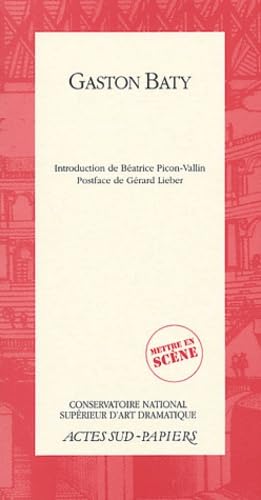 Mettre en scène, numéro 1 : Qu'est-ce que "mettre en scène" book