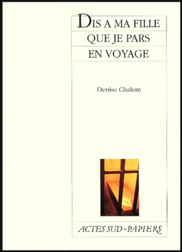 Dis à ma fille que je pars en voyage Drama