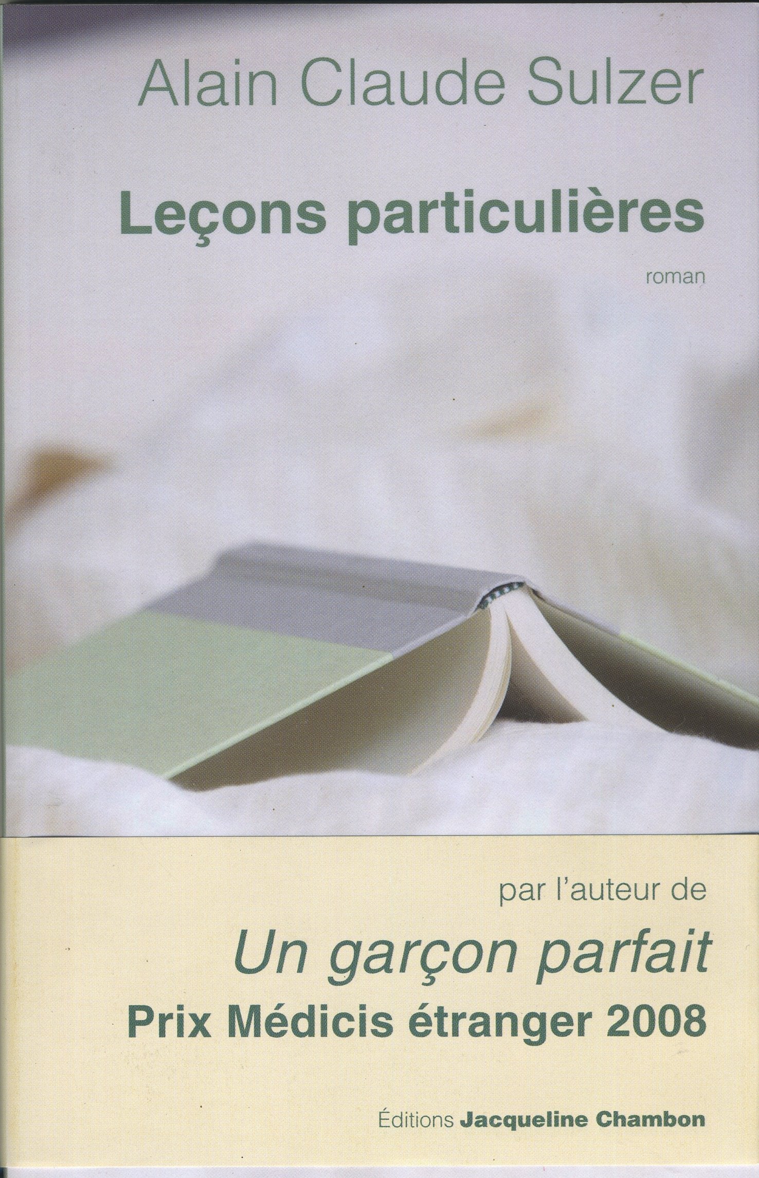 Leçons particulières Contemporary literature
