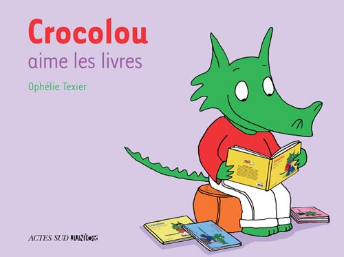 Crocolou aime les livres Children's books