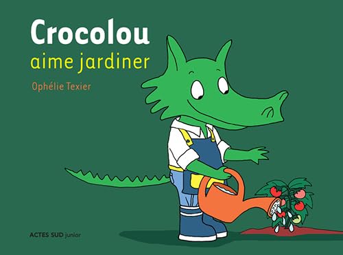 Crocolou aime jardiner Children's books