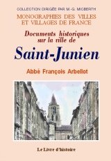 Saint-junien (documents historiques sur la ville de) book