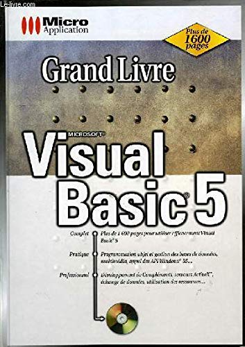 Grand Livre Visual Basic 5 book