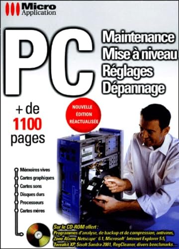 Pc. Maintenance, Mise A Niveau, Reglages, Depannage, Avec Cd-Rom book