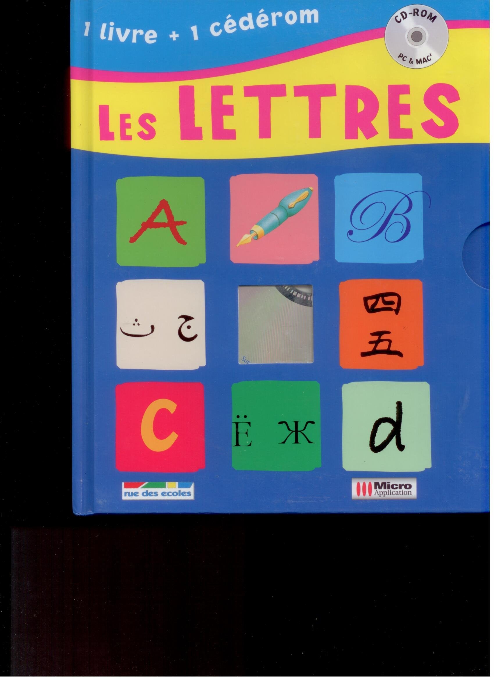 Les lettres: 1 livre et 1 cédérom book