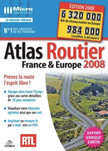 Atlas Routier France & Europe 2008 software