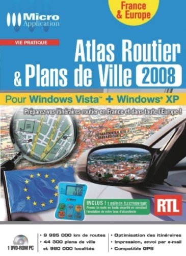 Atlas routier et plans de ville 2008 : France and Europe Other software
