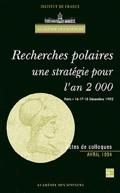 Recherches polaires : une stratégie pour l'an 2000 book