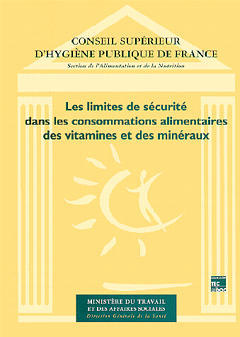 Les limites de sécurité dans les consommations alimentaires des vitamines et des minéraux book