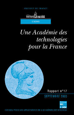 Une académie des technologies pour la France : rapport n°17 book