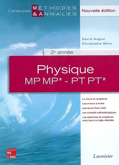 Product Image: Physique MP MP*-PT PT*, 2e année