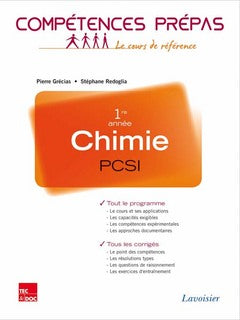 Chimie PCSI 1re année : tout le programme, tous les corrigés book