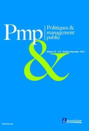Politiques & management public Volume 32 N° 4 - Octobre-Décembre 2015 book