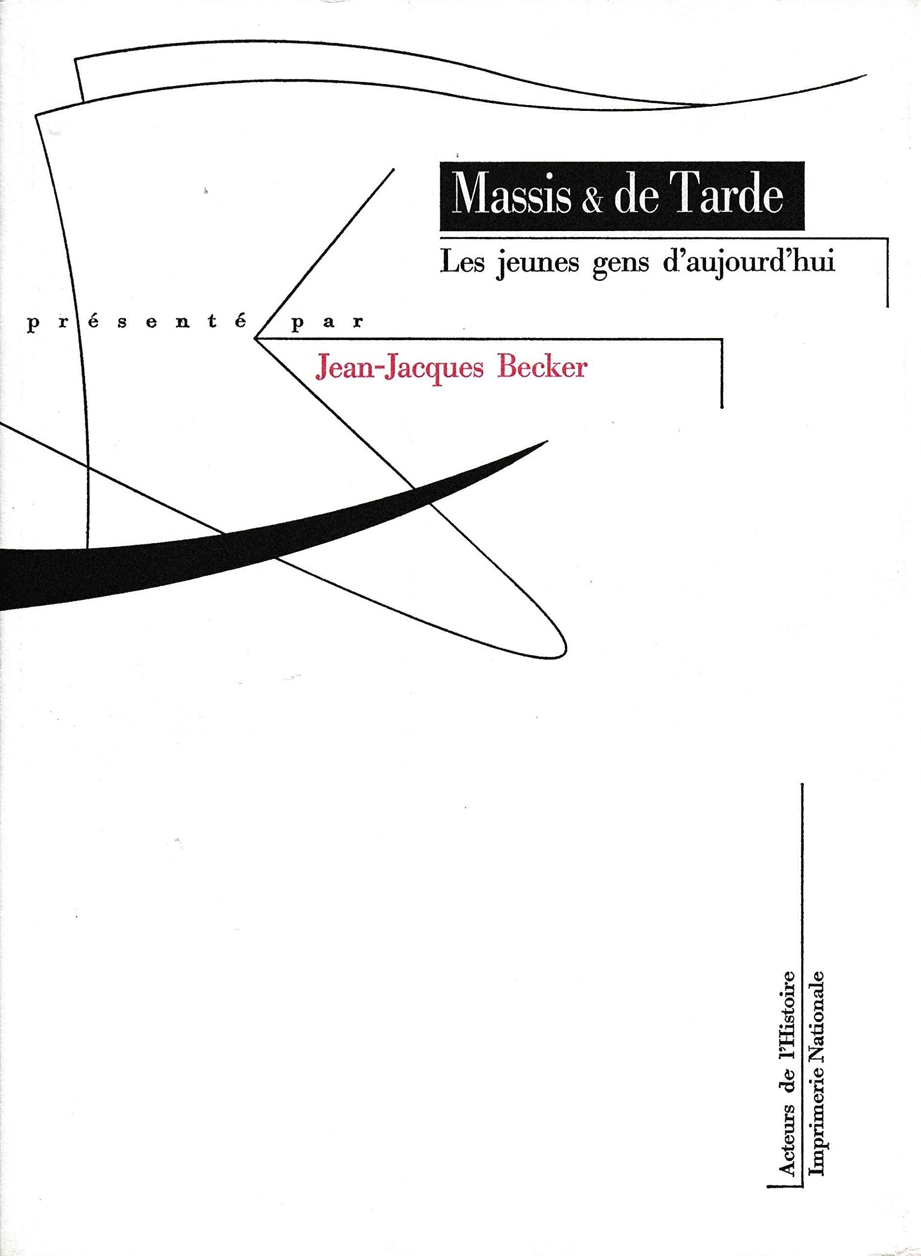 Les jeunes gens d'aujourd'hui book