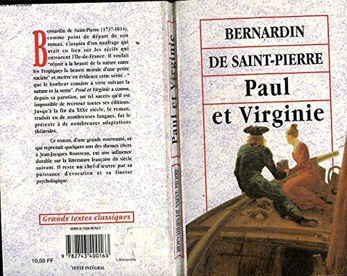 PAUL ET VIRGINIE Books