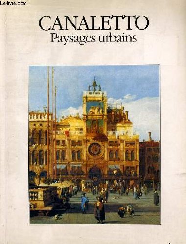Canaletto - paysages urbains book