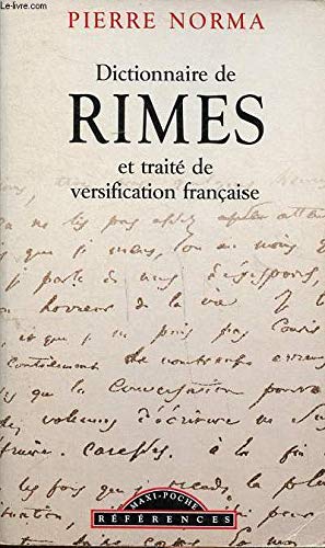 Dictionnaire de rimes et traité de versification française Books