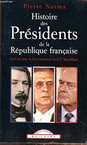 Histoire des presidents de la republique Books